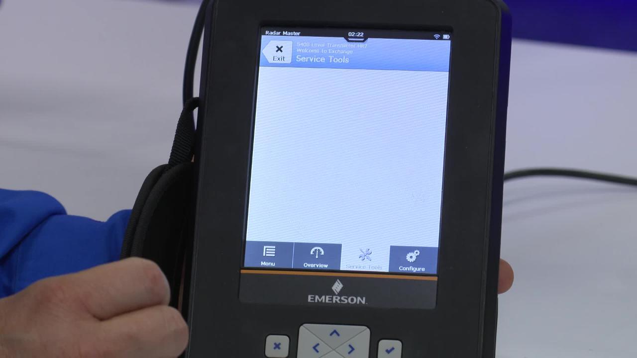 Rosemount レーダーデバイスを AMS Trex および Radar Master で設定