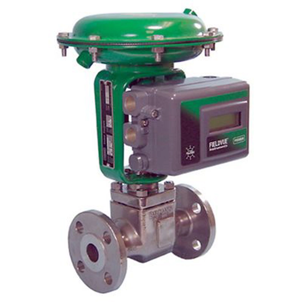 Fisher™ Baumann™ 24000SVF ステンレス鋼フランジ付きコントロールバルブ