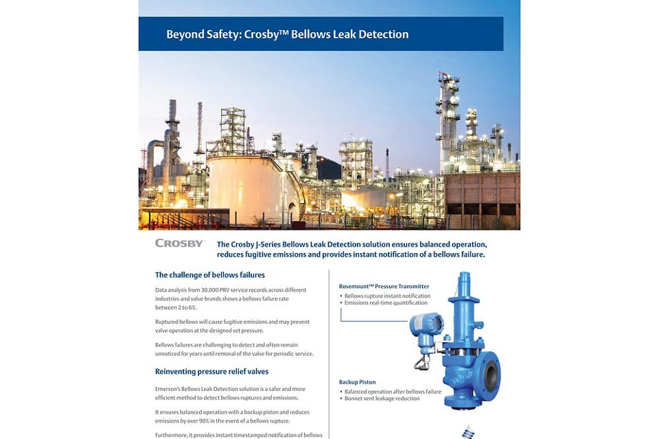 ベローズの破裂を瞬時に通知することにより保守手順を効率化