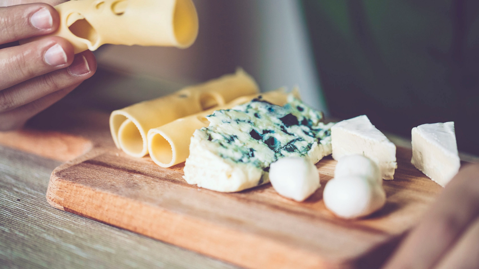 Young woman is having breakfast