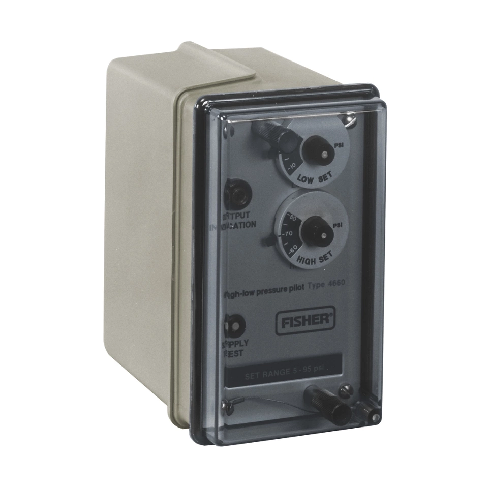 Fisher™ 4660 空気式高低圧パイロット