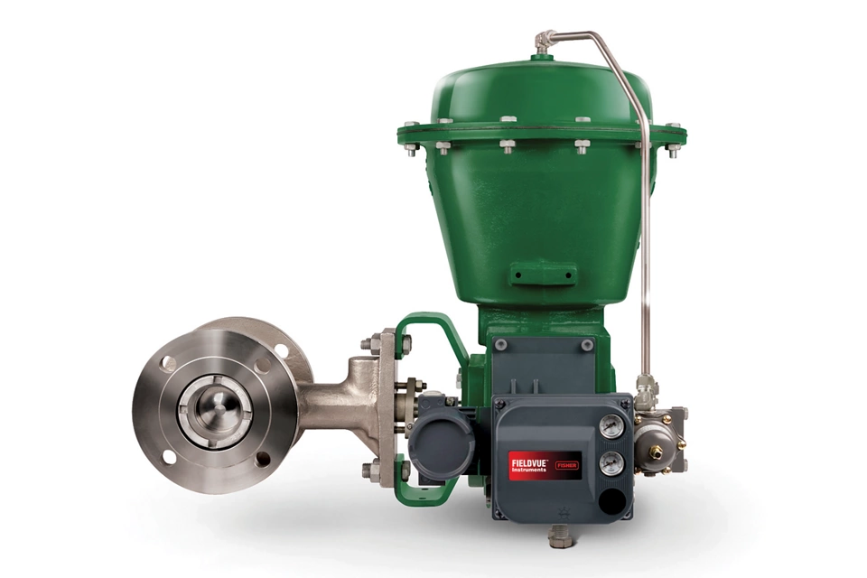 Fisher V500 eccentric plug rotary control valve