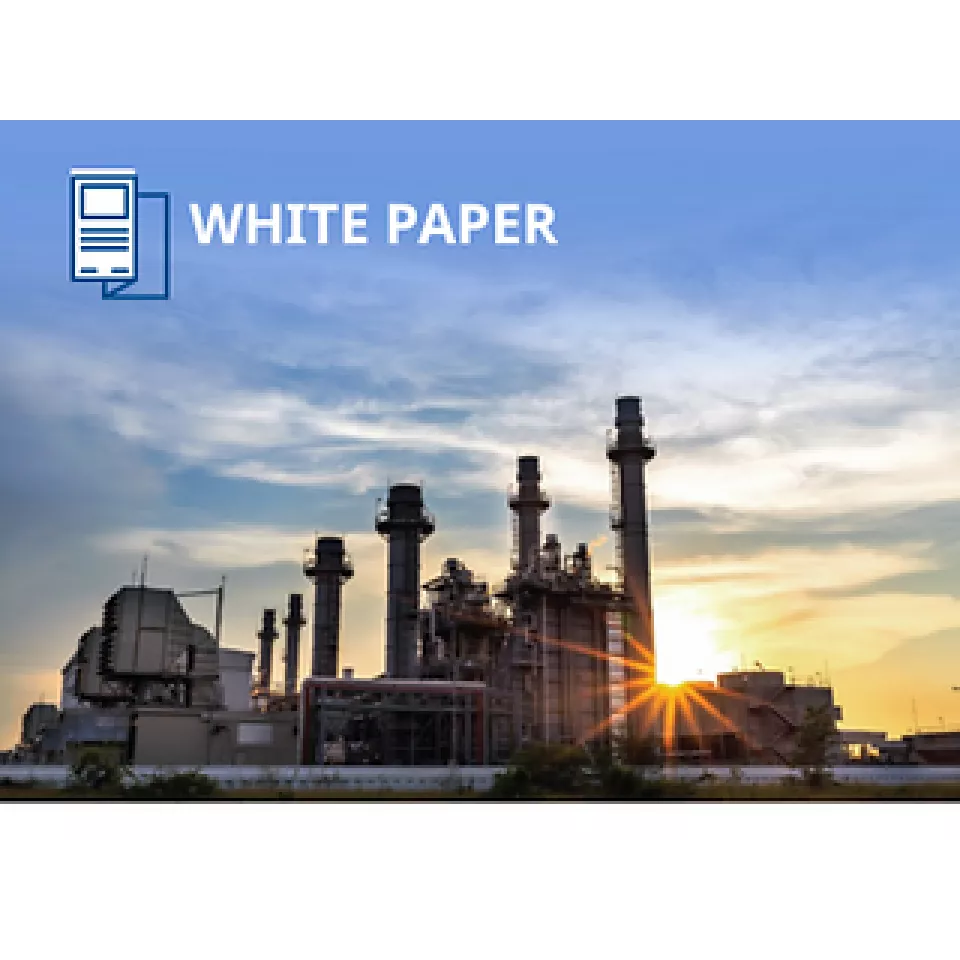 ガス火力発電所の給水用途における圧力調整器