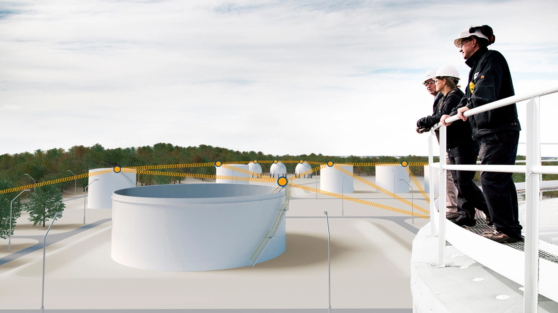Enable Automated Tank Farm Operations With Wireless Data Transmission
