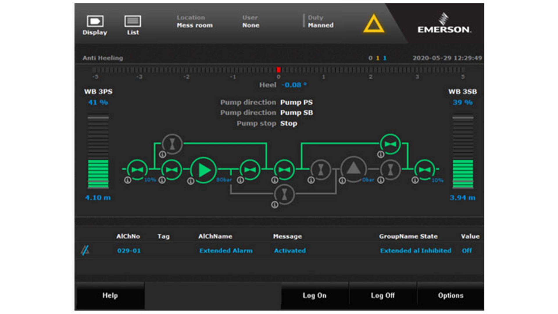 Container Ships - Anti Heeling