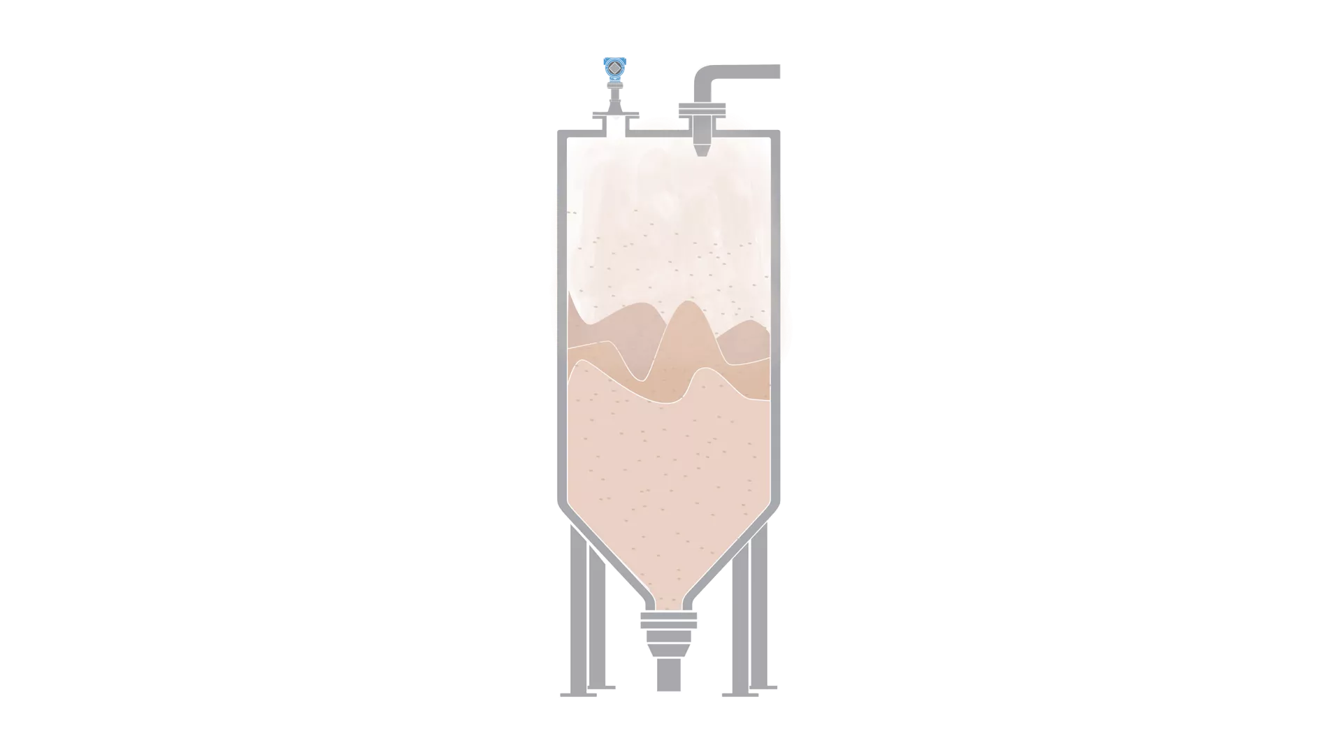 Level Measurement for Silo Storage in the Mining Industry
