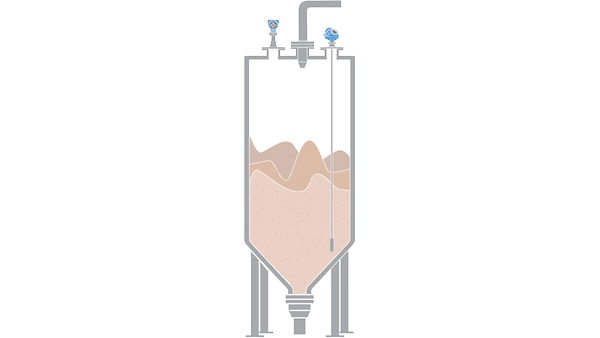 Level Measurement of Roasted Coffee Beans in Coffee Processing