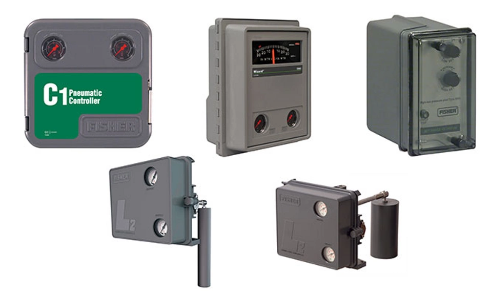 Fisher C1, Fisher 4195K, Fisher 4660, Fisher L2, and Fisher L2sj