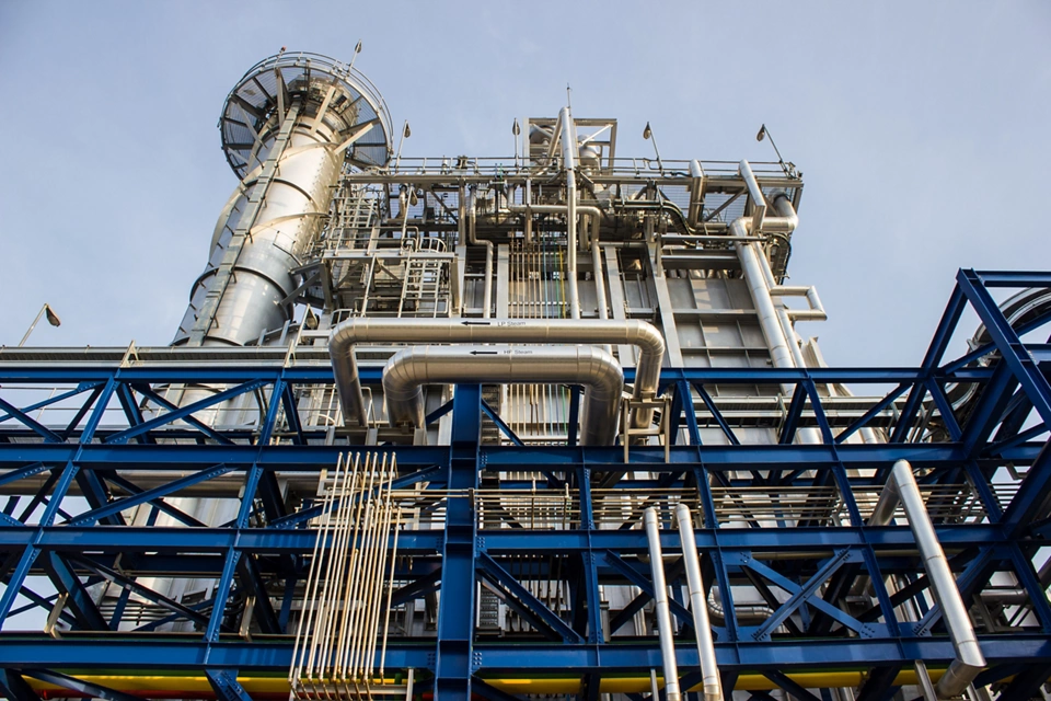 HRSG (Heat Recovery Steam Generator) of Power Plant; Shutterstock ID 756630514; purchase_order: Enterprise MAROM; job: Emerson Exchange; client: Industry Case Study Slides; other: Requested by Gerardo Munoz