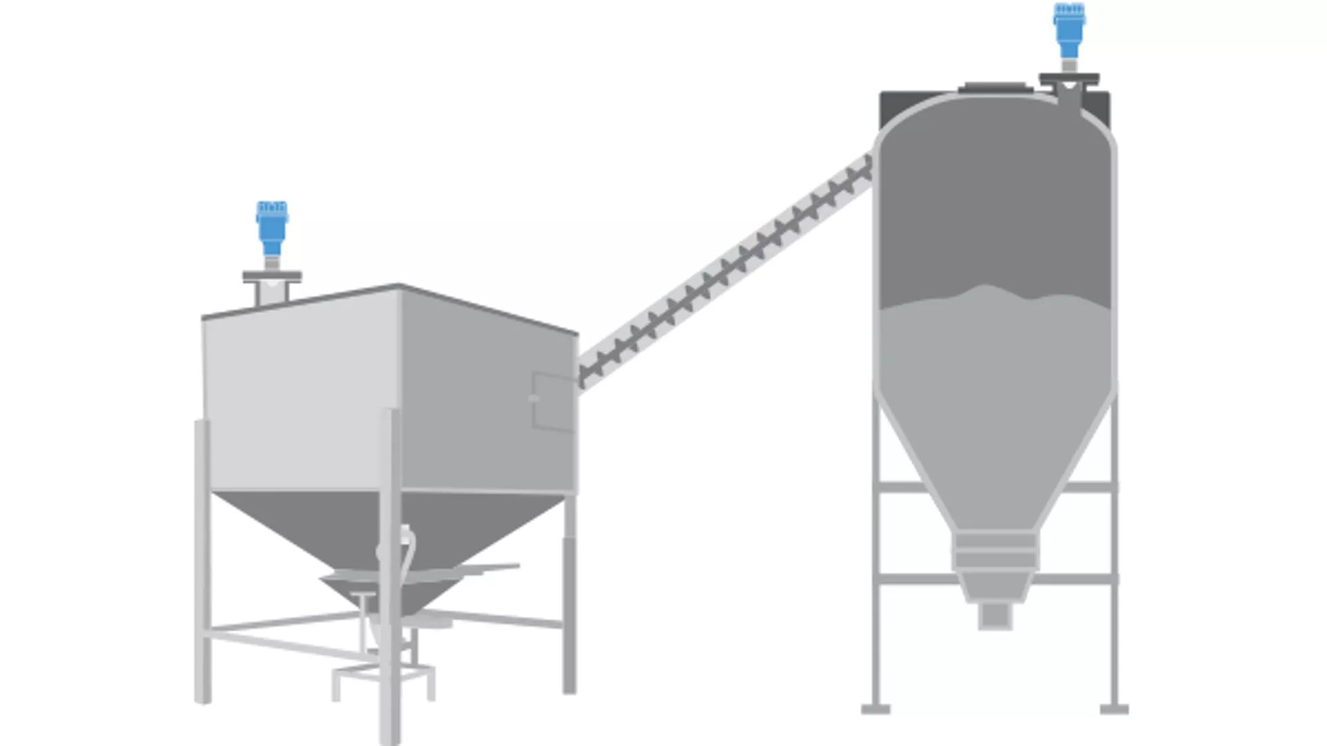 Level Measurement in Adsorbents Storage Tanks