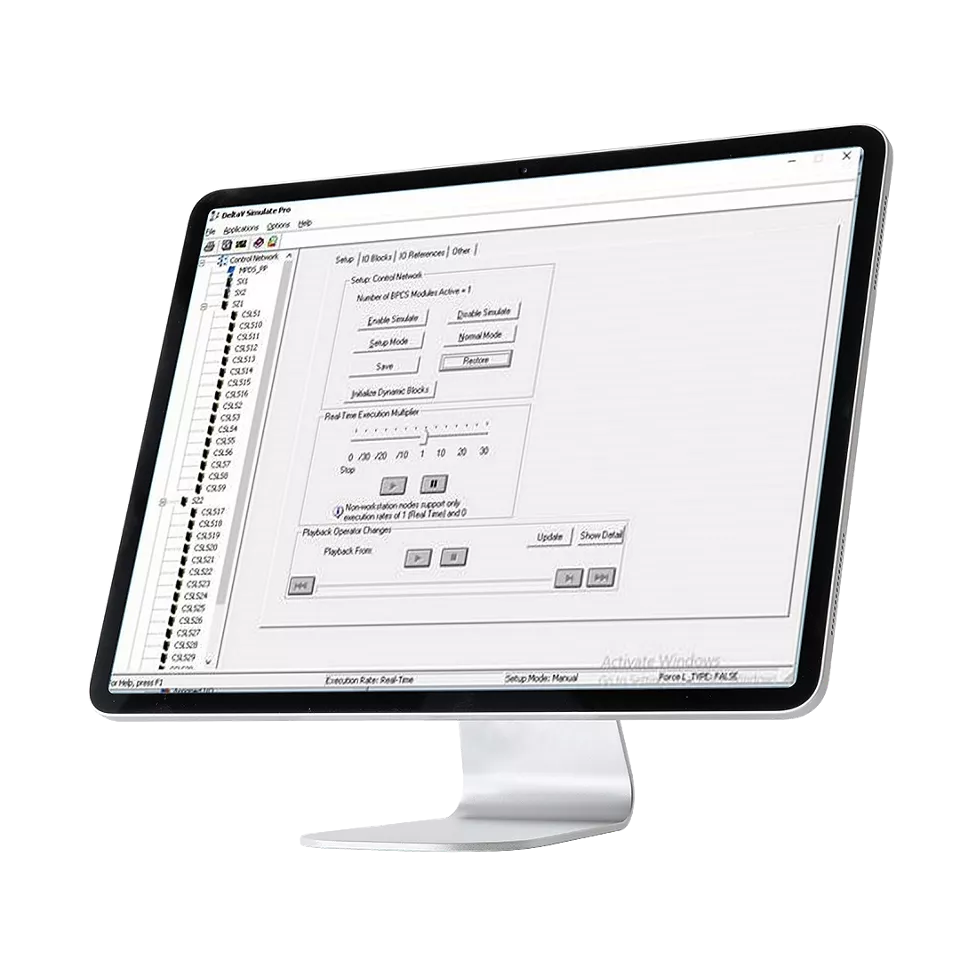 Mockup of modern desktop computer isolated on white background