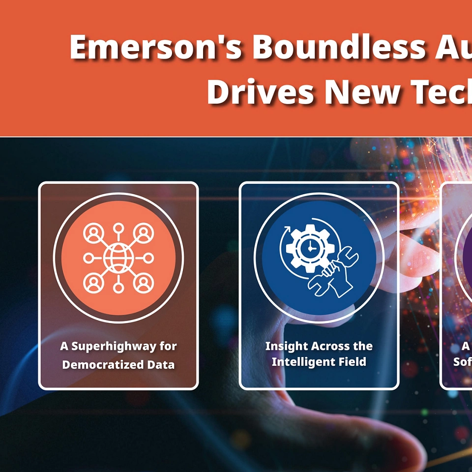 エマソンの 「Boundless Automation (無限の自動化)」ビジョンが次世代オートメーションプラットフォームの新技術を推進
