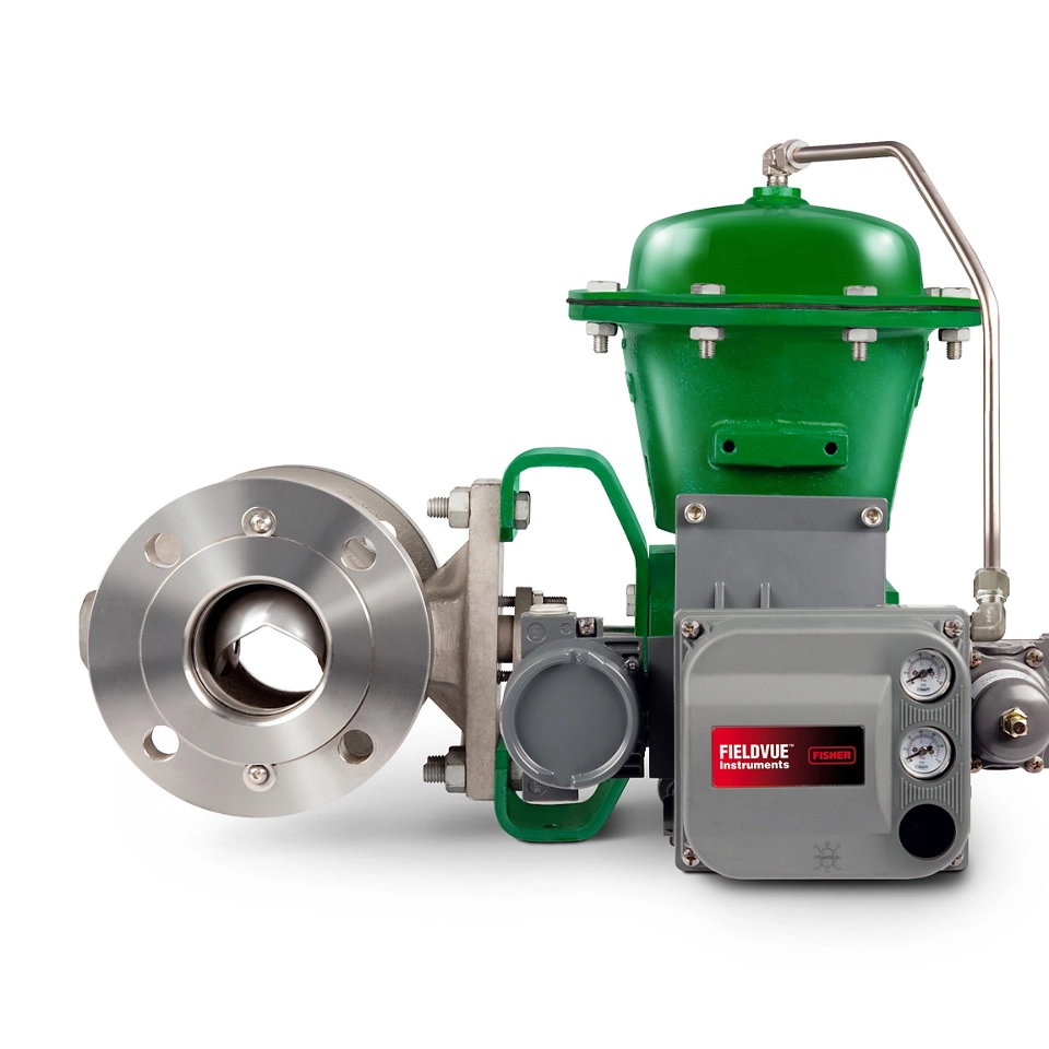 Fisher™ 2052 スプリング & ダイアフラム ロータリーアクチュエータ