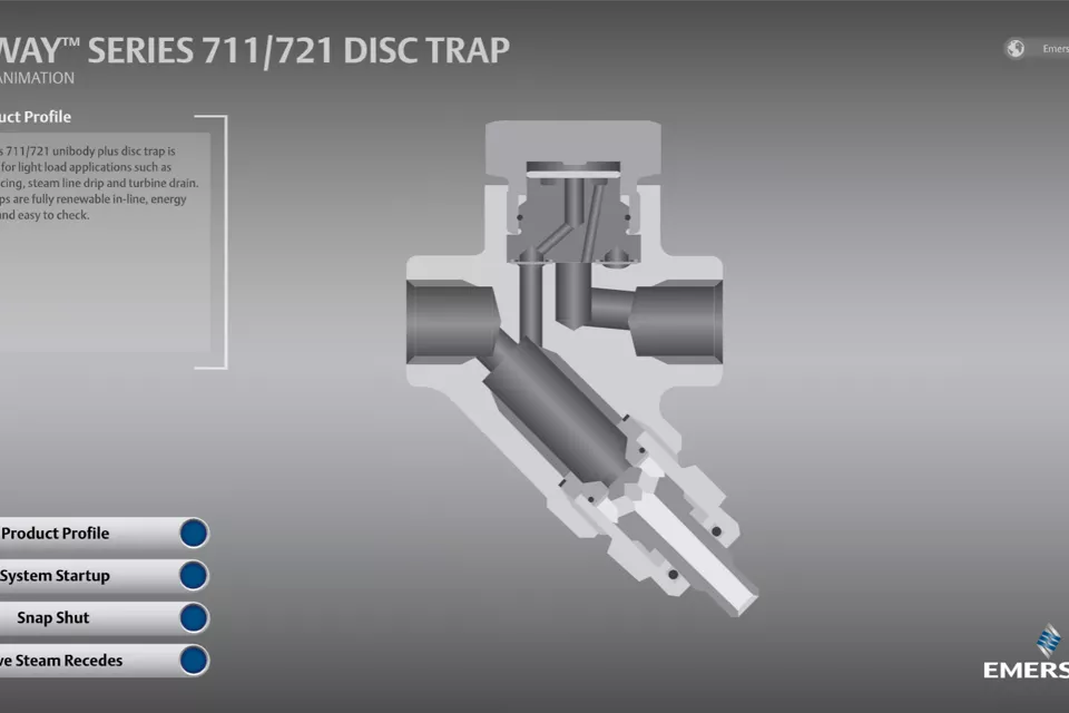 Yarway 711/721 ディスクトラップ