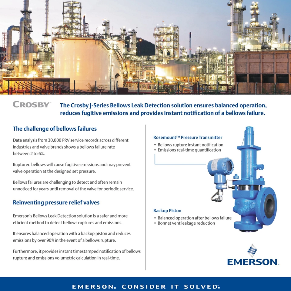 Beyond Safety: Crosby™ Bellows Leak Detection Flyer