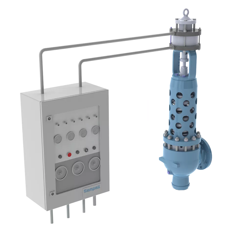 安全バルブ用 Sempell 空気圧制御ﾕﾆｯﾄ( タイプ CSPRS )