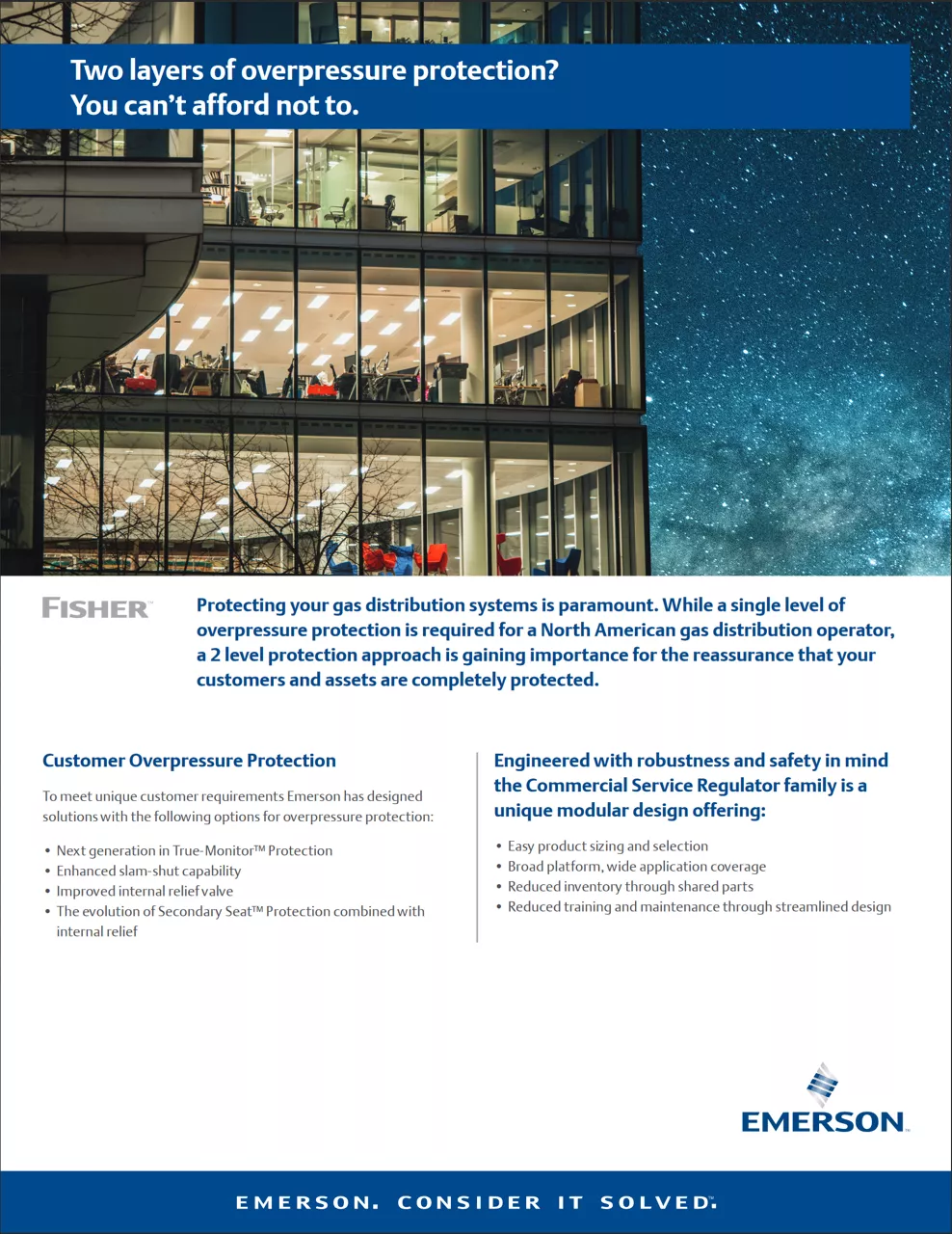 Two Layers of Overpressure Protection in Commercial Service