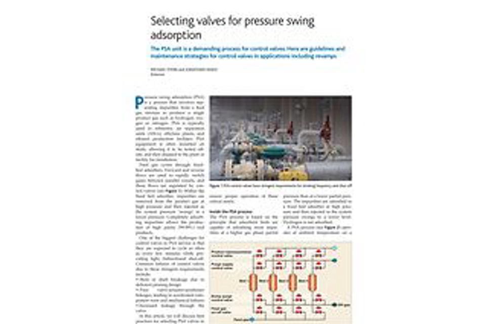 記事: 圧力スイング吸着（PSA）にバルブを選択