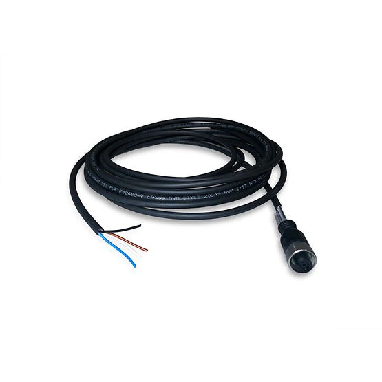 Rosemount™ 4P A-Code, M12 female straight - Unterminated, IP68, 5m