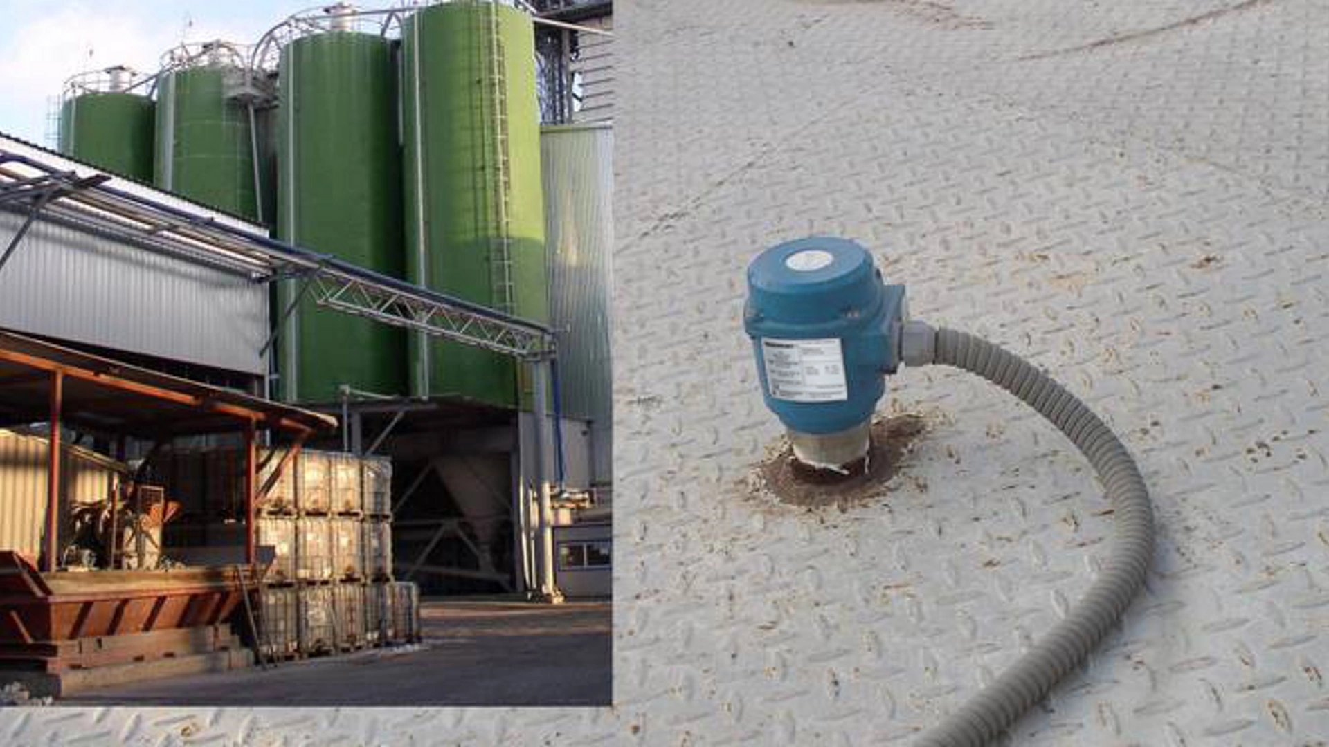 Solids Level Measurement in Unpolluted Lime Storage Silos