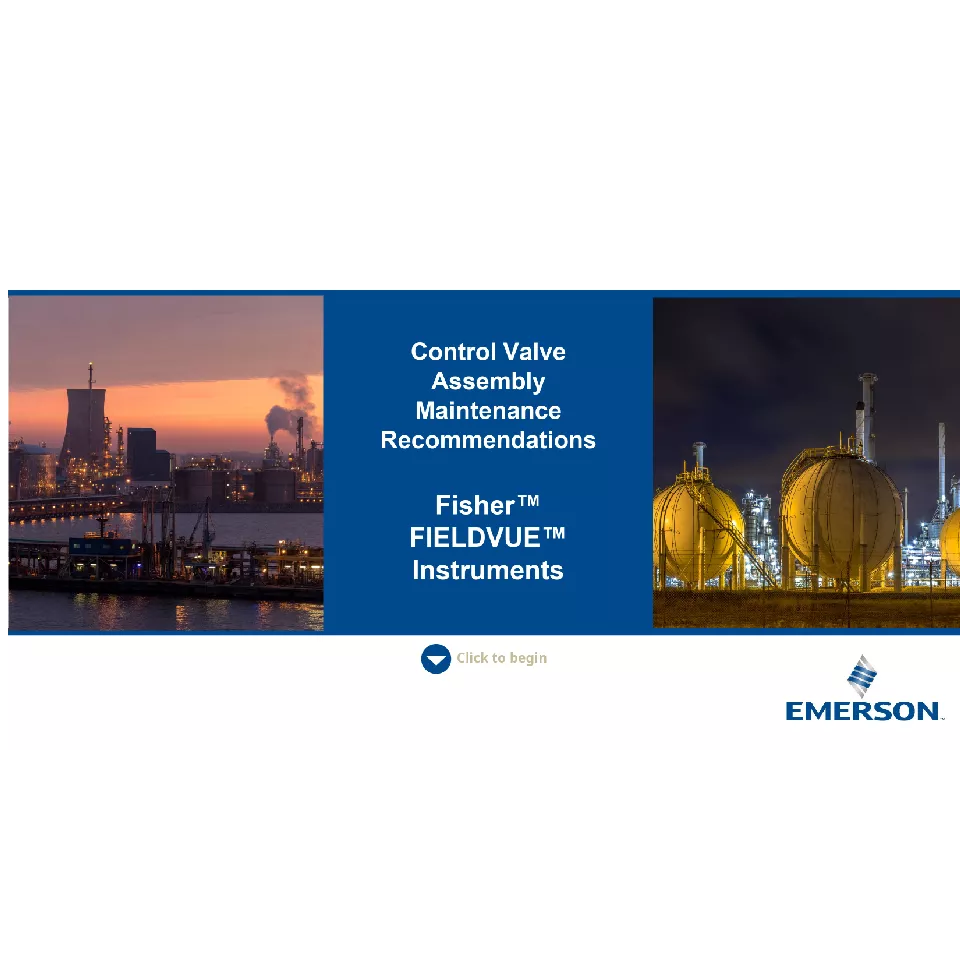 パンフレット: Fisher FIELDVUE 機器用コントロールバルブアセンブリの保守推奨事項