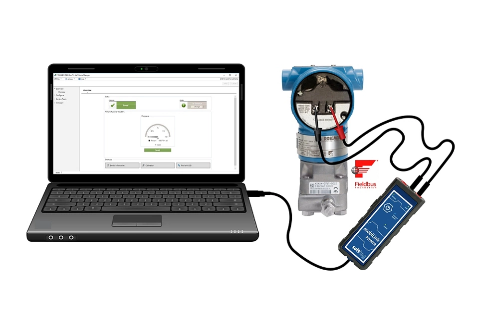 Emerson のフィールド機器用 AMS デバイスコンフィギュレータ