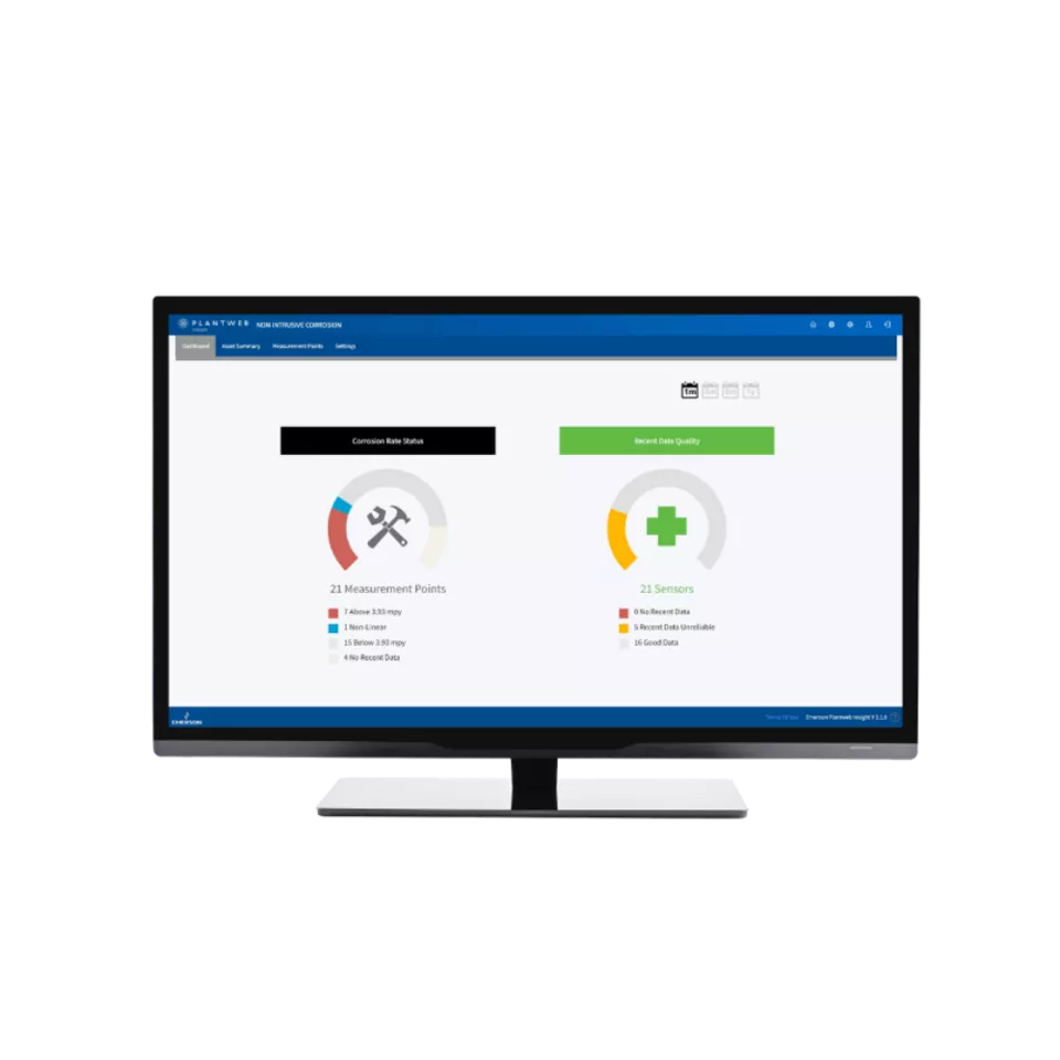 PlantWeb Insight™ 非侵入型腐食アプリケーション