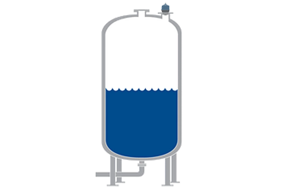  鉱業における貯蔵タンクおよびバッファタンクのレベル測定​