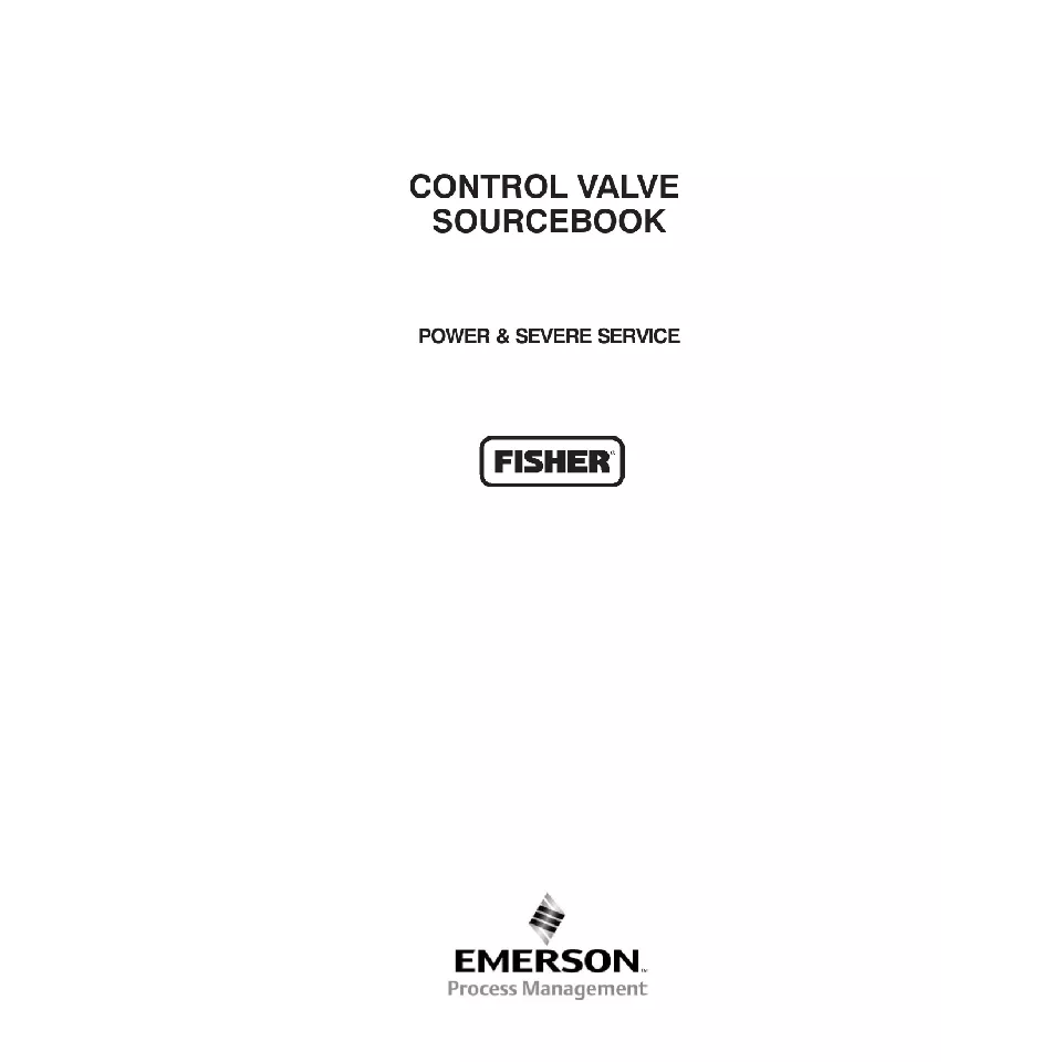 コントロールバルブソースブック – 電力およびシビアサービス